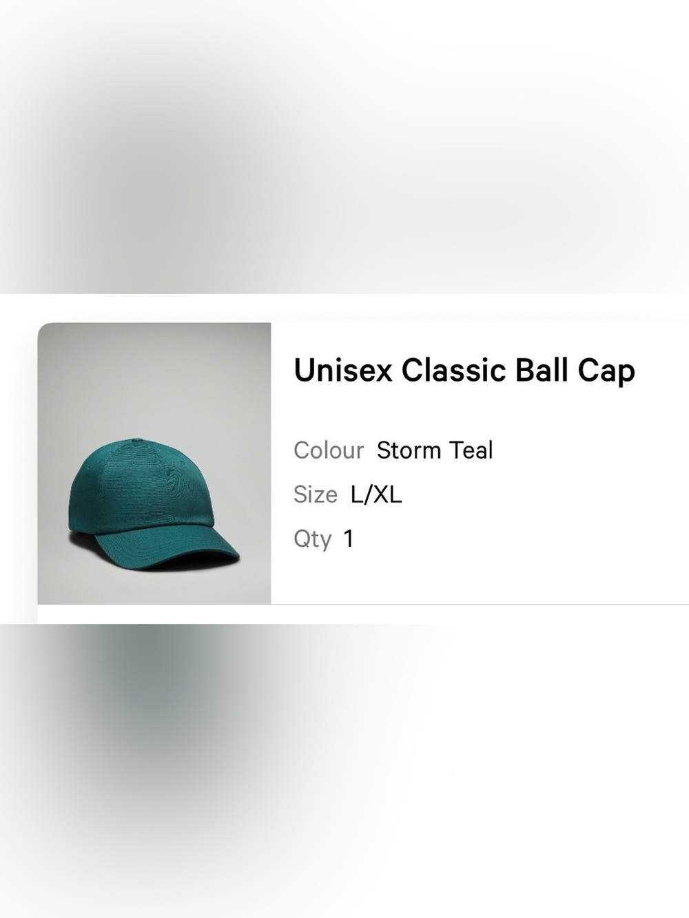Lululemon Unisex Classic Ball Cap - Storm Teal